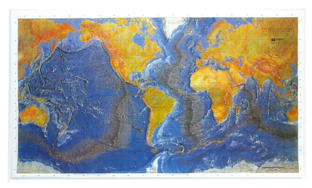 DALL-E Prompt:
A group of students gathered around a large, colorful raised relief map of the United States, with their hands exploring the tactile features of mountains, valleys, and plains, as their