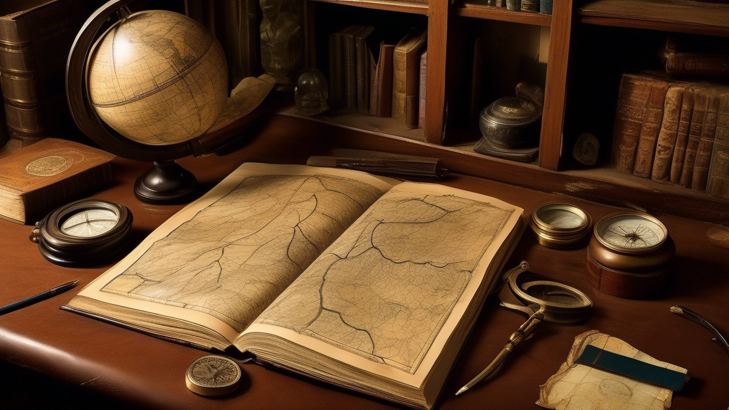 Here is a potential DALL-E prompt for an image related to the article title Exploring Pennsylvania: A Cartographic Journey:

An ancient cartographer's desk with a large open book showing a vintage han