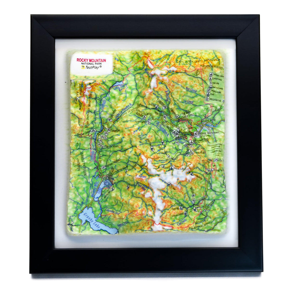 TestPlayNA Rocky Mountain National Park 3D Map – RaisedRelief.com