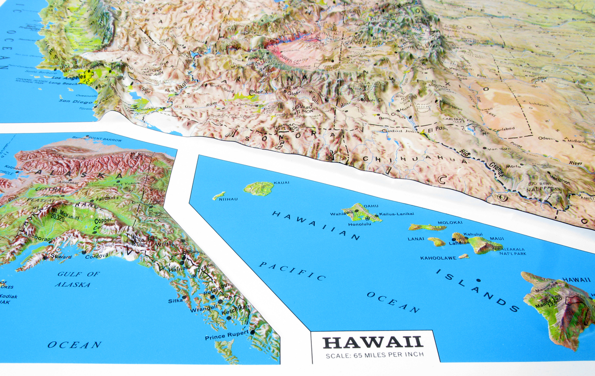 Utah NCR Series Raised Relief Map by Hubbard Scientific - The Map Shop