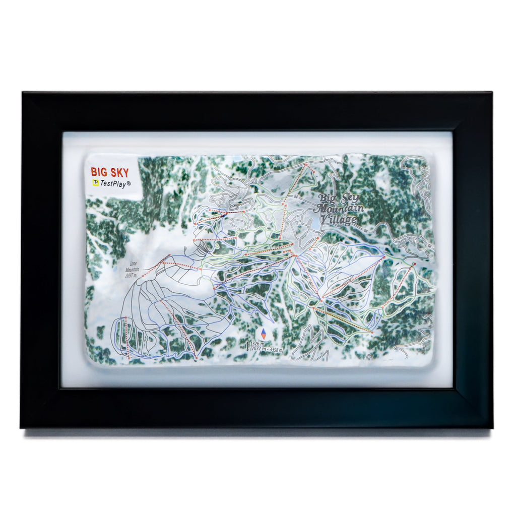 TestPlayNA 3D ski resort map of Big Sky showing vast terrain and lifts
