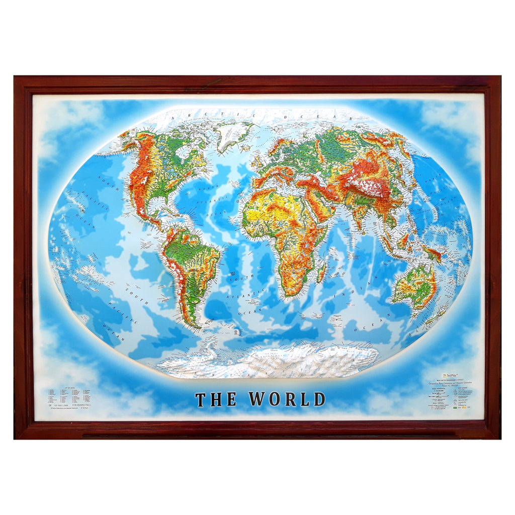 3d World Map Model