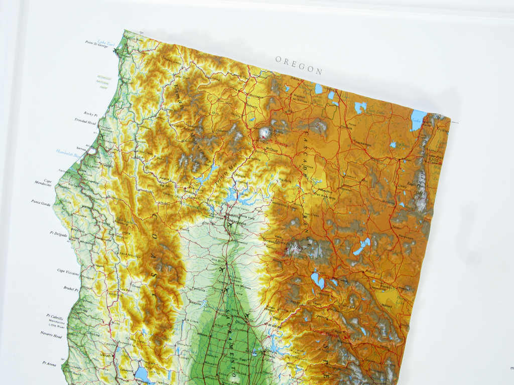 3d Physical Map Of Colorado