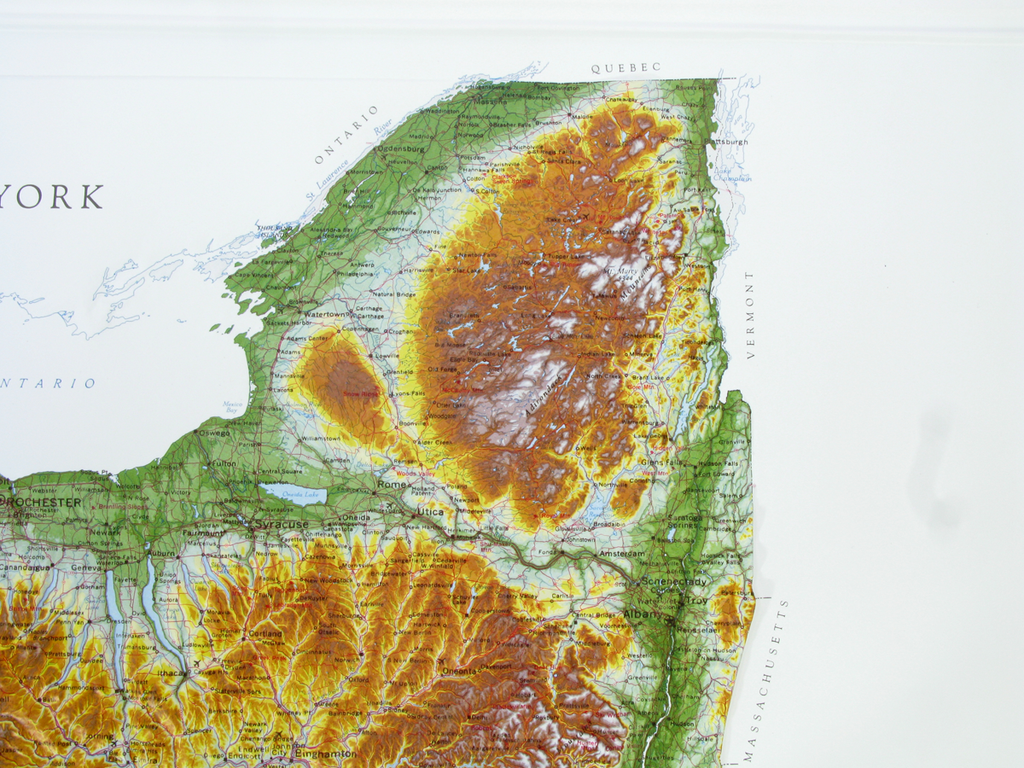 Map Of New York State 3d Shape