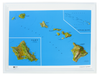 Hawaii - Natural Color Relief (NCR) Series Raised Relief Three Dimensional 3D map