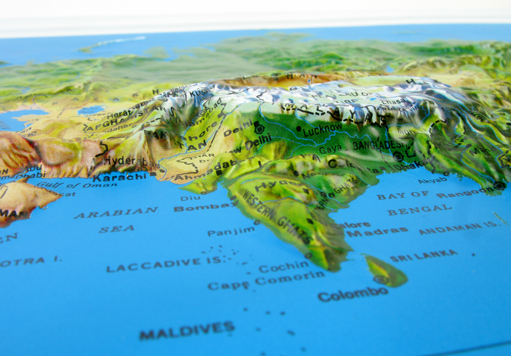 Utah NCR Series Raised Relief Map by Hubbard Scientific - The Map Shop