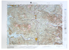Hoquiam USGS Regional Raised Relief Three Dimensional 3D map