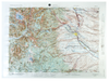 Yakima USGS Regional Raised Relief Three Dimensional 3D map