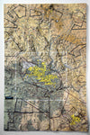 Phoenix Aerochart Three Dimensional 3D Raised Relief Map