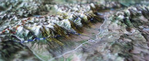 3d Physical Map Of Colorado