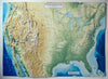 United States - National Parks & Trails Three Dimensional 3D Raised Relief Map