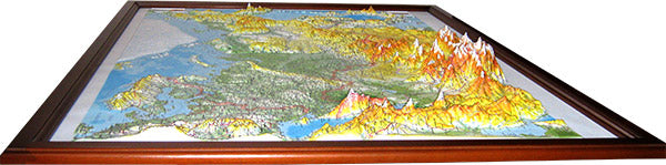 Russia and Neighboring Countries 3D Raised Relief Map – RaisedRelief.com